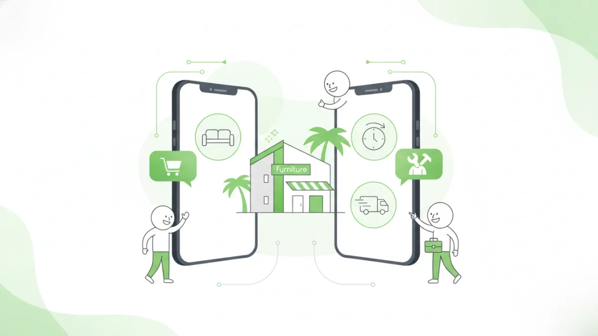 WhatsApp Bot for Furniture Stores: Catalog, Delivery, and Installation in One Chat