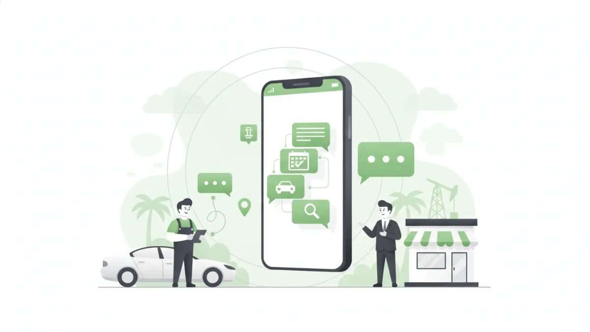 WhatsApp Bots for Car Workshops & Maintenance Centers: Booking & Tracking