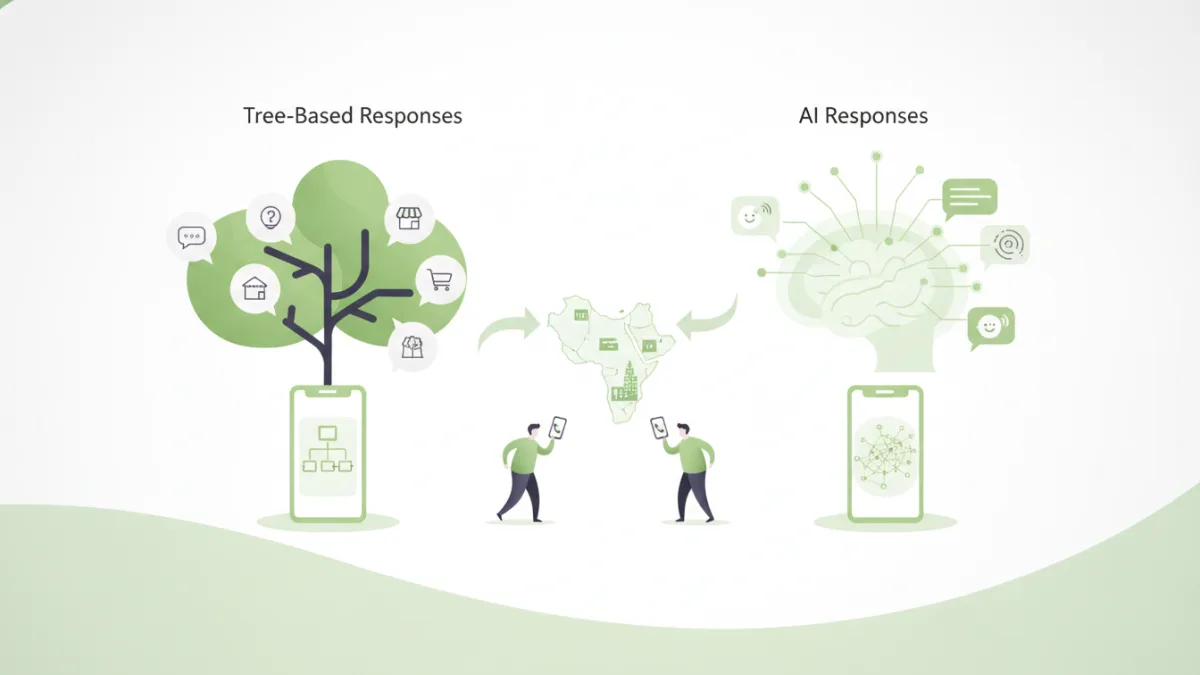 Tree-Based vs. AI Responses in WhatsApp: Which Suits Your Business?